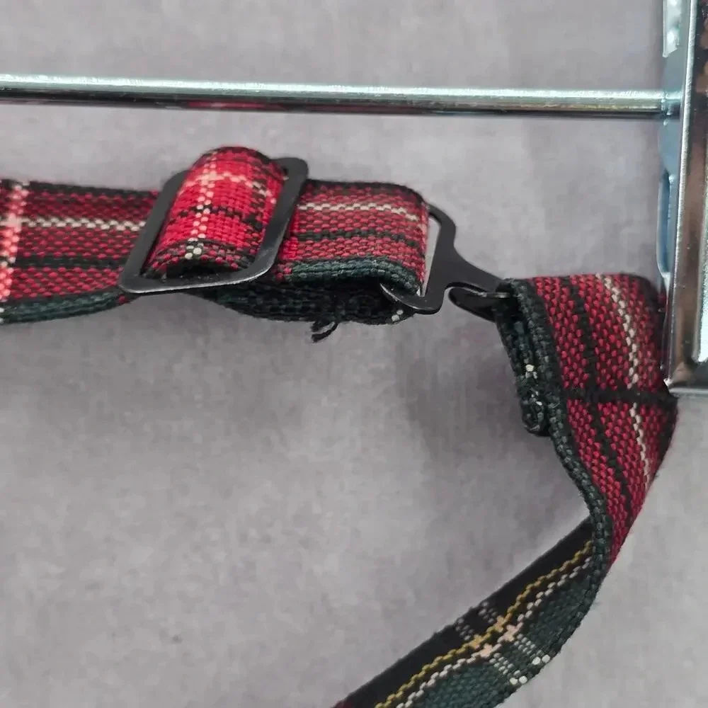 Flynn O'Hara‎ Uniform Red Green Blue Plaid Tartan Adjustable Clip Youth Tie 14